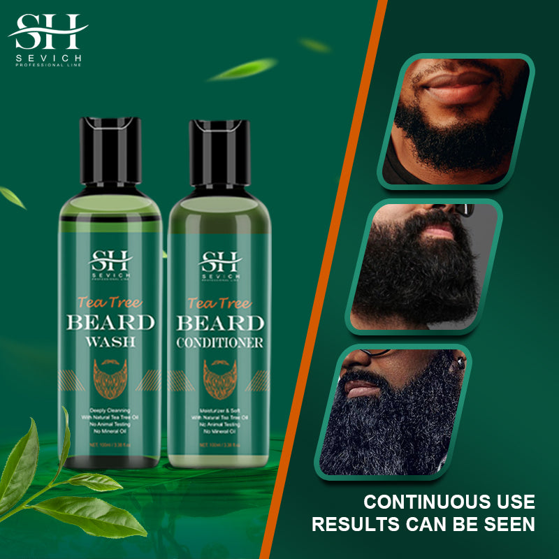 Sevich Tea Tree Beard Shampoo and Conditioner