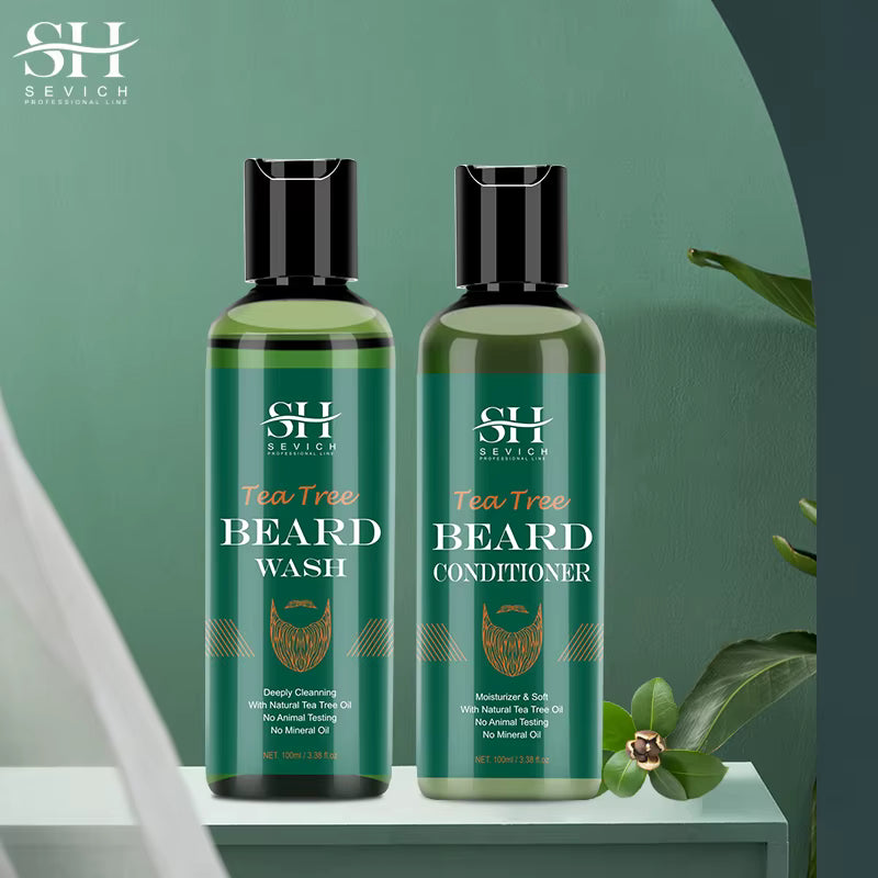 Sevich Tea Tree Beard Shampoo and Conditioner
