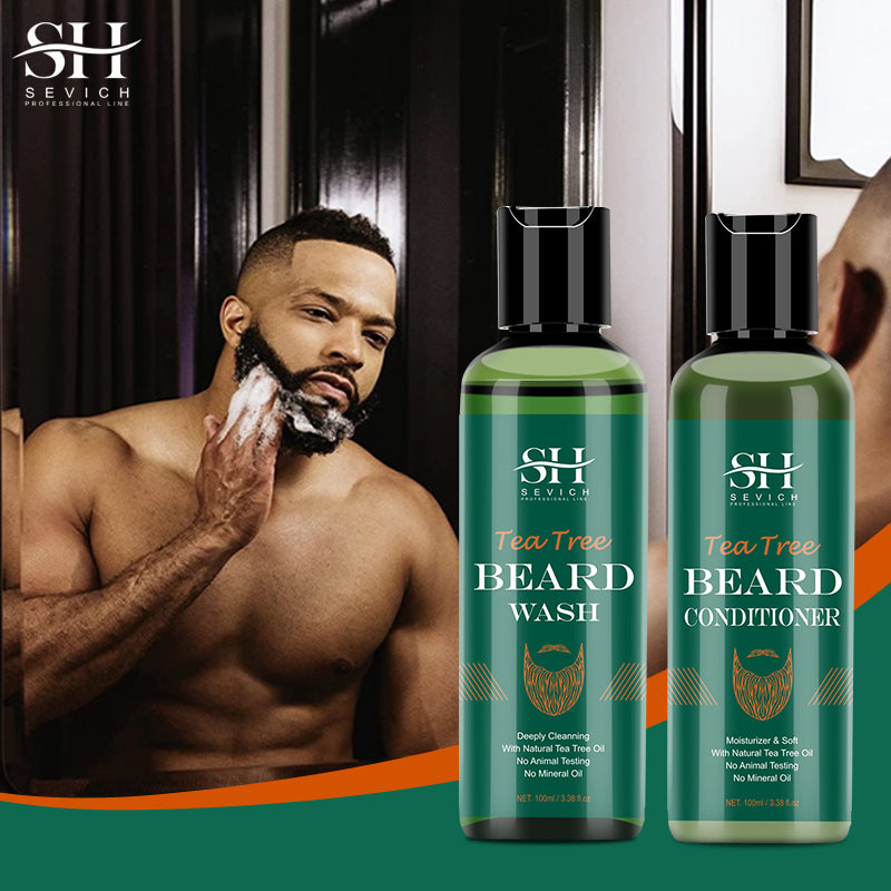Sevich Tea Tree Beard Shampoo and Conditioner