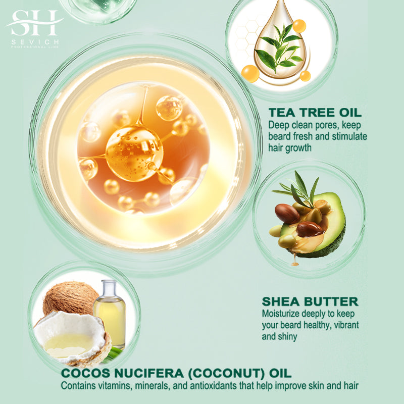 Sevich Tea Tree Beard Shampoo and Conditioner