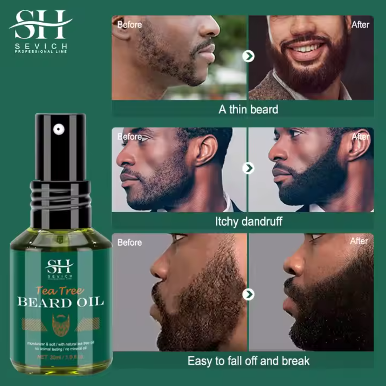 Sevich Tea Tree Beard Oil