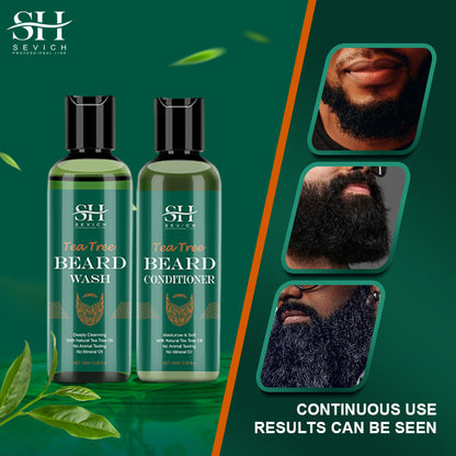 Sevich Tea Tree Beard Shampoo and Conditioner