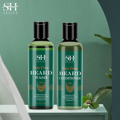 Sevich Tea Tree Beard Shampoo and Conditioner