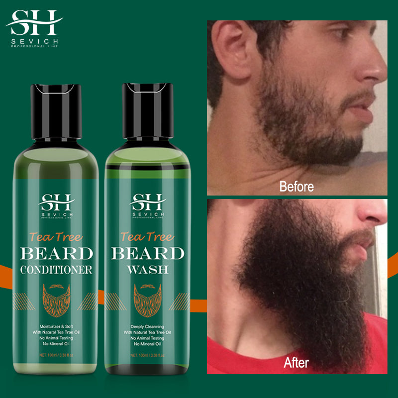 Sevich Tea Tree Beard Shampoo and Conditioner