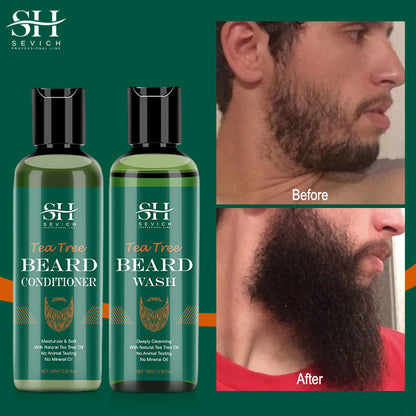 Sevich Tea Tree Beard Shampoo and Conditioner